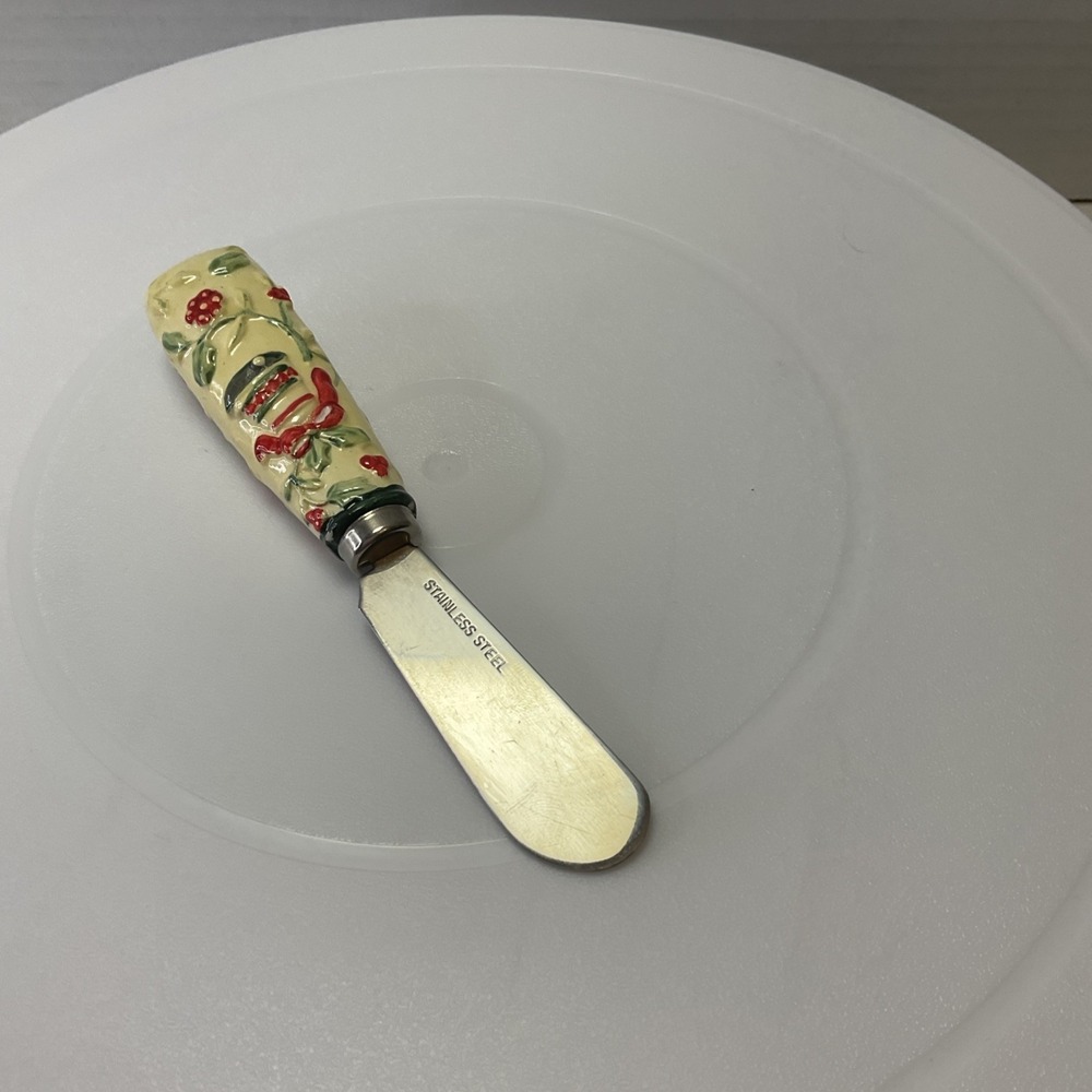 Vintage Pfaltzgraff Winterberry W/Bell Cheese Dip Spread Replacement Knife 5in‎